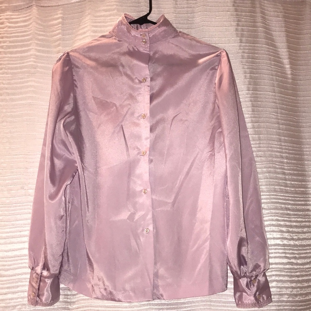 Vintage button up blouse top